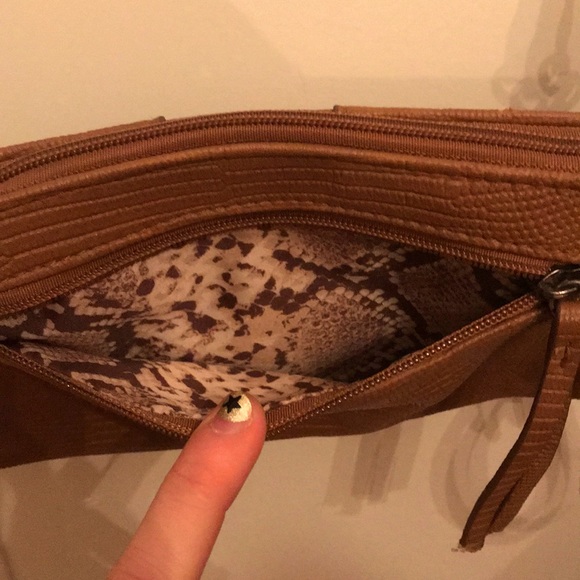 Nicole Miller small brown bag/clutch - Picture 4 of 6